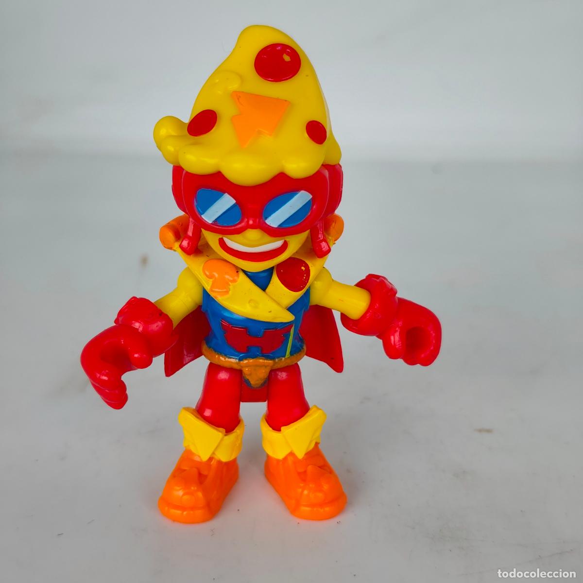 Figuras de goma y PVC: Superzings Super Slice pizzacooter pizza piloto Serie 8 Kazoom Kids Magic Box Superthings
