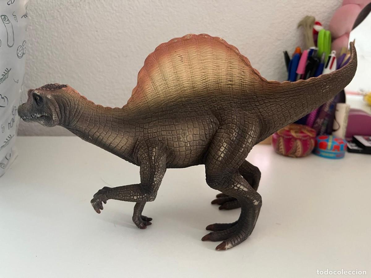 Figuras de goma y PVC: JUGUETE DE GOMA Y PVC ANIMAL SCHLEICH DINOSAURIO SPINOSAURUS 2007