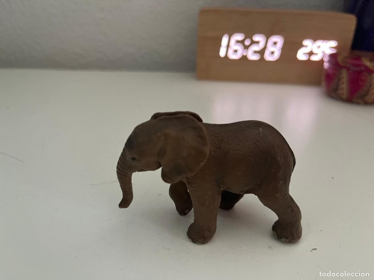 Figuras de goma y PVC: JUGUETE DE GOMA Y PVC ANIMAL SCHLEICH CRIA ELEFANTE 2003
