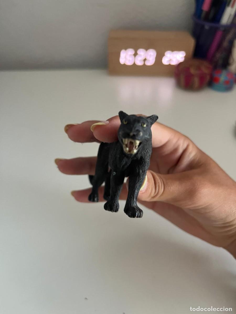 Figuras de goma y PVC: JUGUETE DE GOMA Y PVC ANIMAL SCHLEICH PANTERA NEGRA 2012