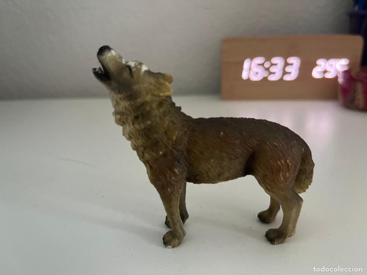 Figuras de goma y PVC: JUGUETE DE GOMA Y PVC ANIMAL TIPO SCHLEICH COLLECTA LOBO DEL TIBER 2009