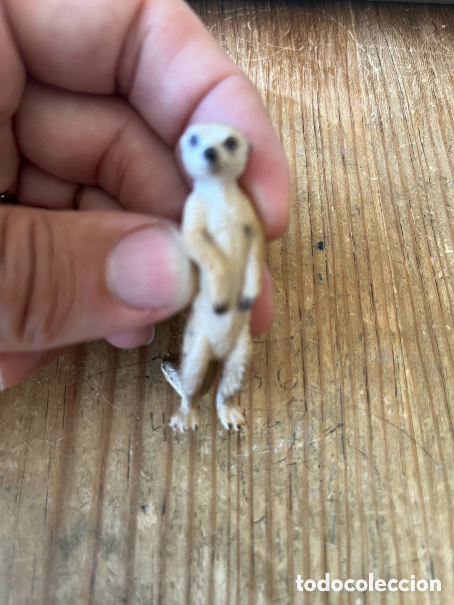 Figuras de goma y PVC: JUGUETE DE GOMA Y PVC ANIMAL SCHLEICH SURICATO 2006
