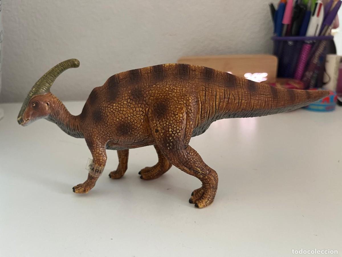 Figuras de goma y PVC: JUGUETE DE GOMA Y PVC ANIMAL SCHLEICH DINOSAURIO PARASAUROLOPHUS 2006