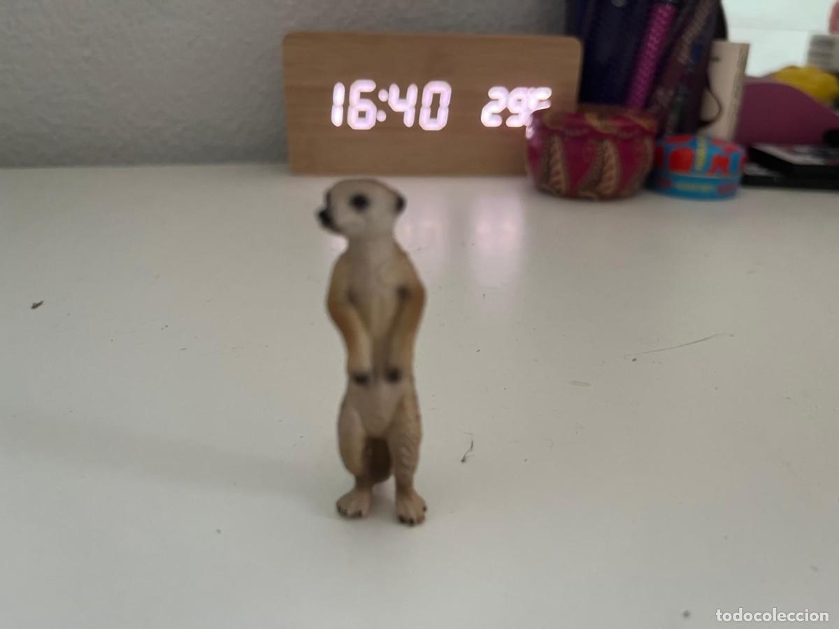Figuras de goma y PVC: JUGUETE DE GOMA Y PVC ANIMAL SCHLEICH SURICATO 2006