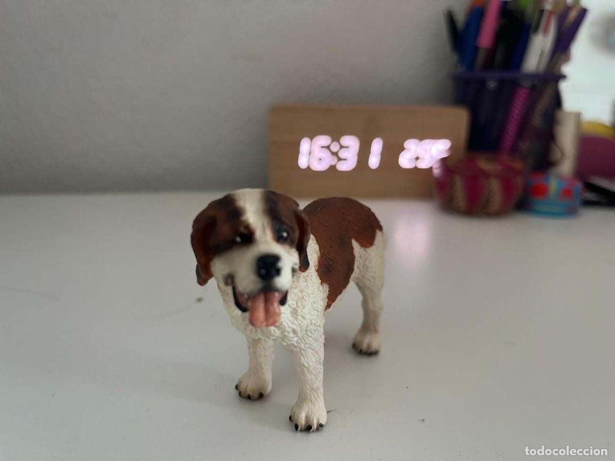 Figuras de goma y PVC: JUGUETE DE GOMA Y PVC ANIMAL SCHLEICH PERRO SAN BERNARDO 2008