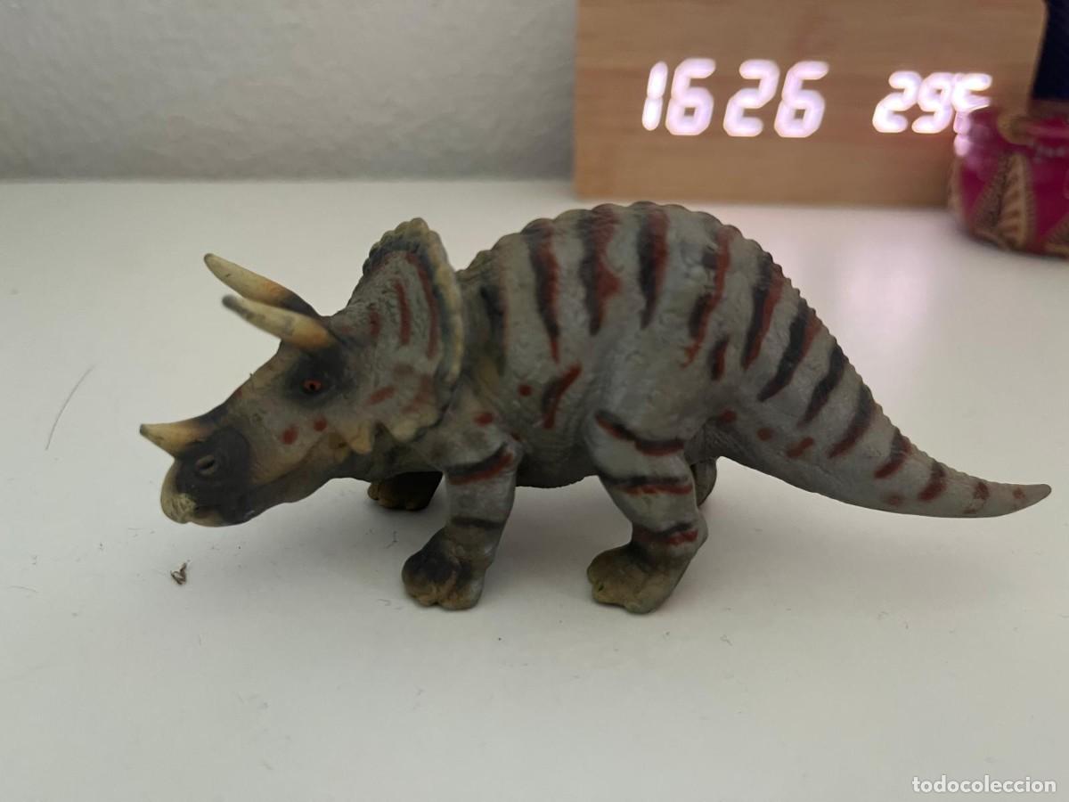 Figuras de goma y PVC: JUGUETE DE GOMA Y PVC ANIMAL SCHLEICH DINOSAURIO TRICERATOPS 2002