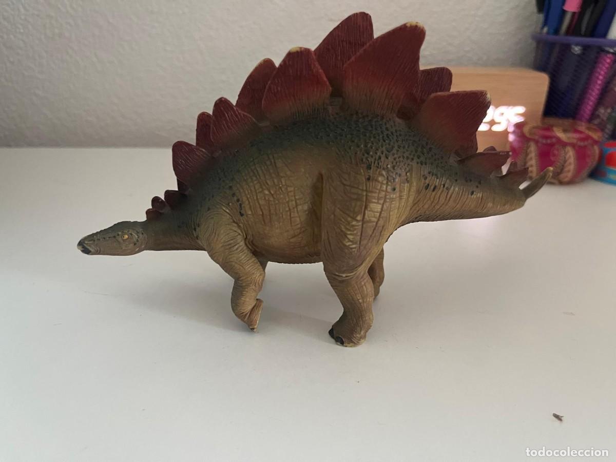 Figuras de goma y PVC: JUGUETE DE GOMA Y PVC ANIMAL SCHLEICH DINOSAURIO STEGOSAURUS