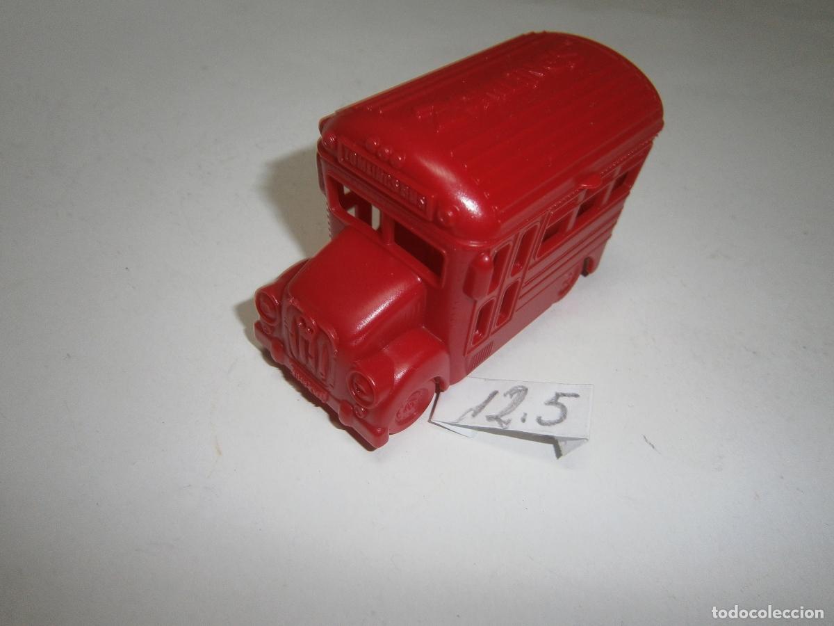 Figuras de goma y PVC: FIGURA DE GOMA O PVC - ZOMLINGS - AUTOBUS (GUAGUA)