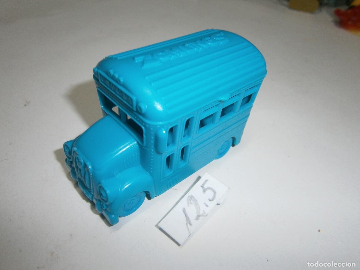 Figuras de goma y PVC: FIGURA DE GOMA O PVC - ZOMLINGS - AUTOBUS (GUAGUA)