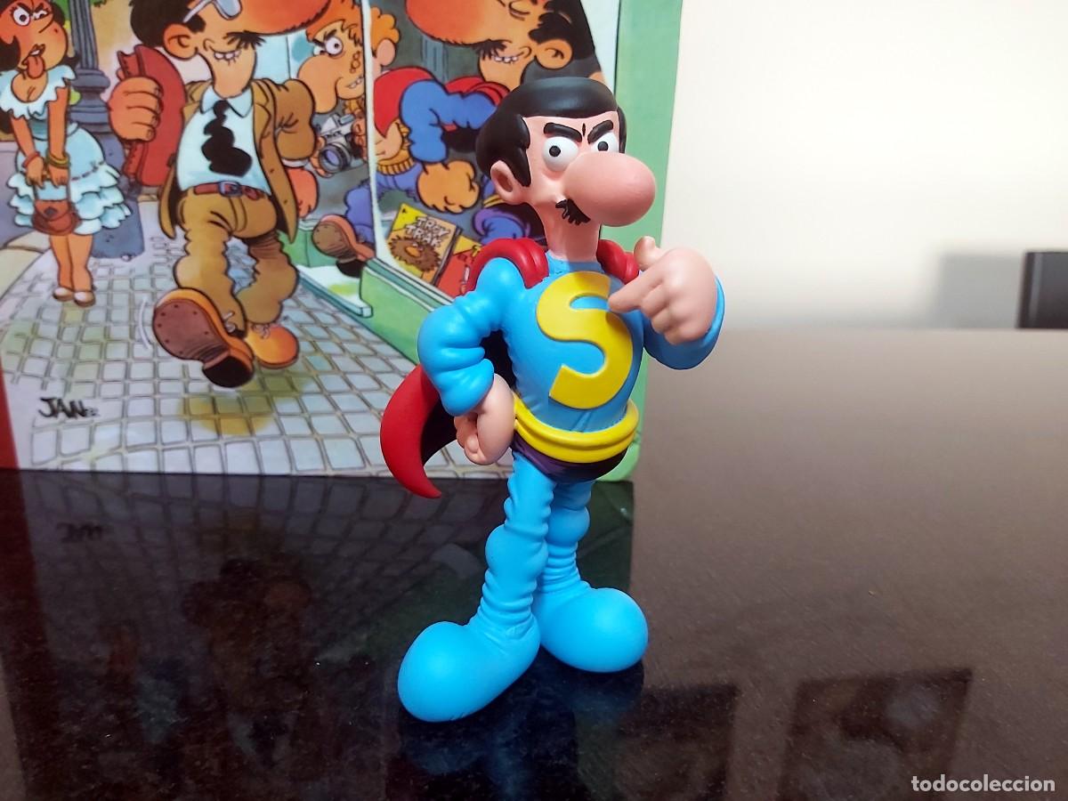 Figuras de goma y PVC: figura de 12 cm en resina de superlopez comic tebeo bruguera ole ediciones B artesanal superman