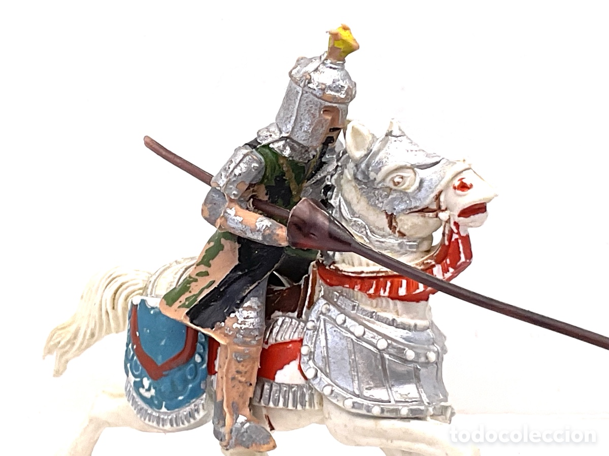 Figuras de goma y PVC: Antiguas Figuras en Plastico de Reamsa. Serie El Cid Campeador. Torneo por Calahorra. A&ntilde;os 60