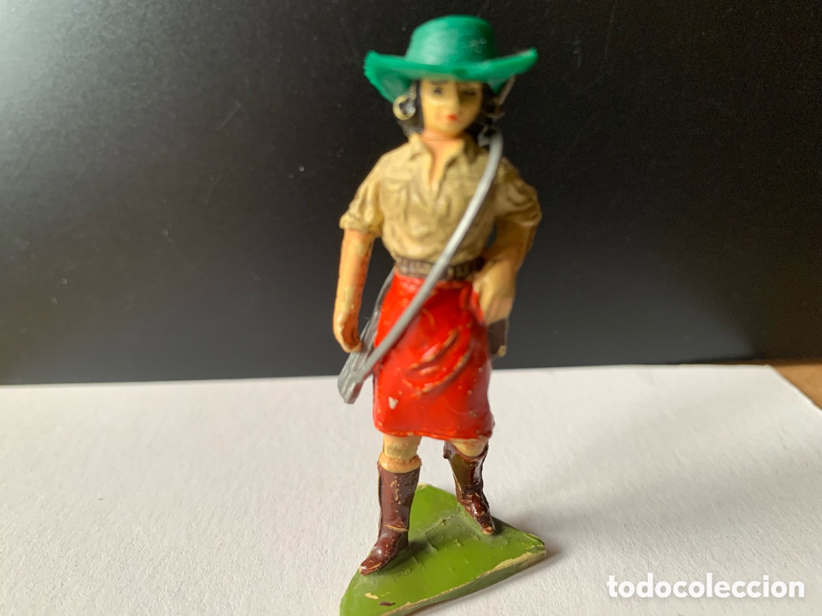 Figuras de goma y PVC: CAZADORA DE LA SERIE &Aacute;FRICA SALVAJE DE JECSAN.