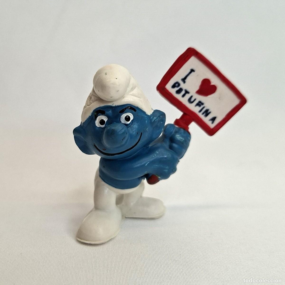 Figurines en Caoutchouc et PVC: FIGURA PITUFO PVC NO T&Oacute;XICO.