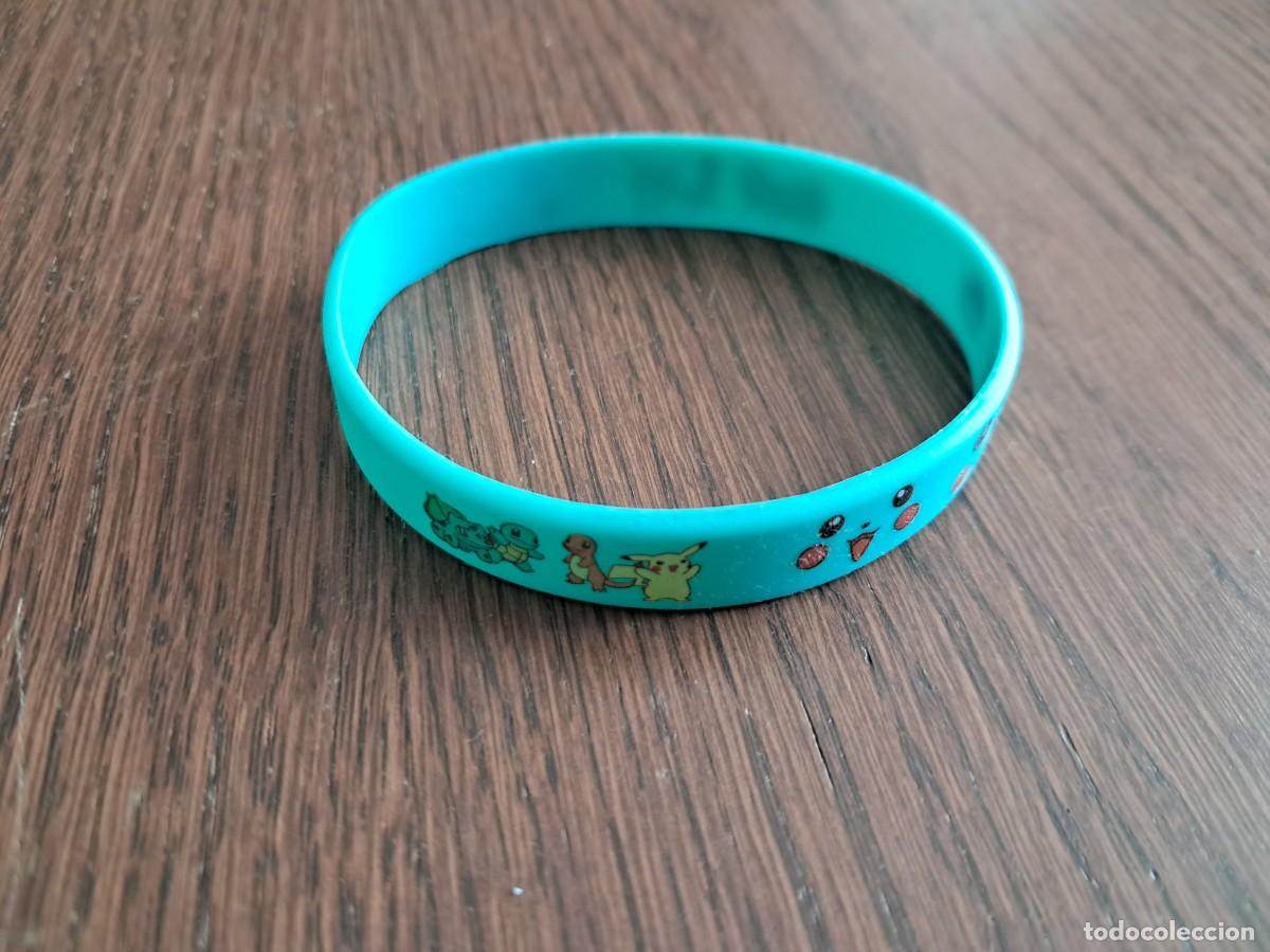 Figuras de goma y PVC: pulsera de pl&aacute;stico, pikachu. - Foto 2