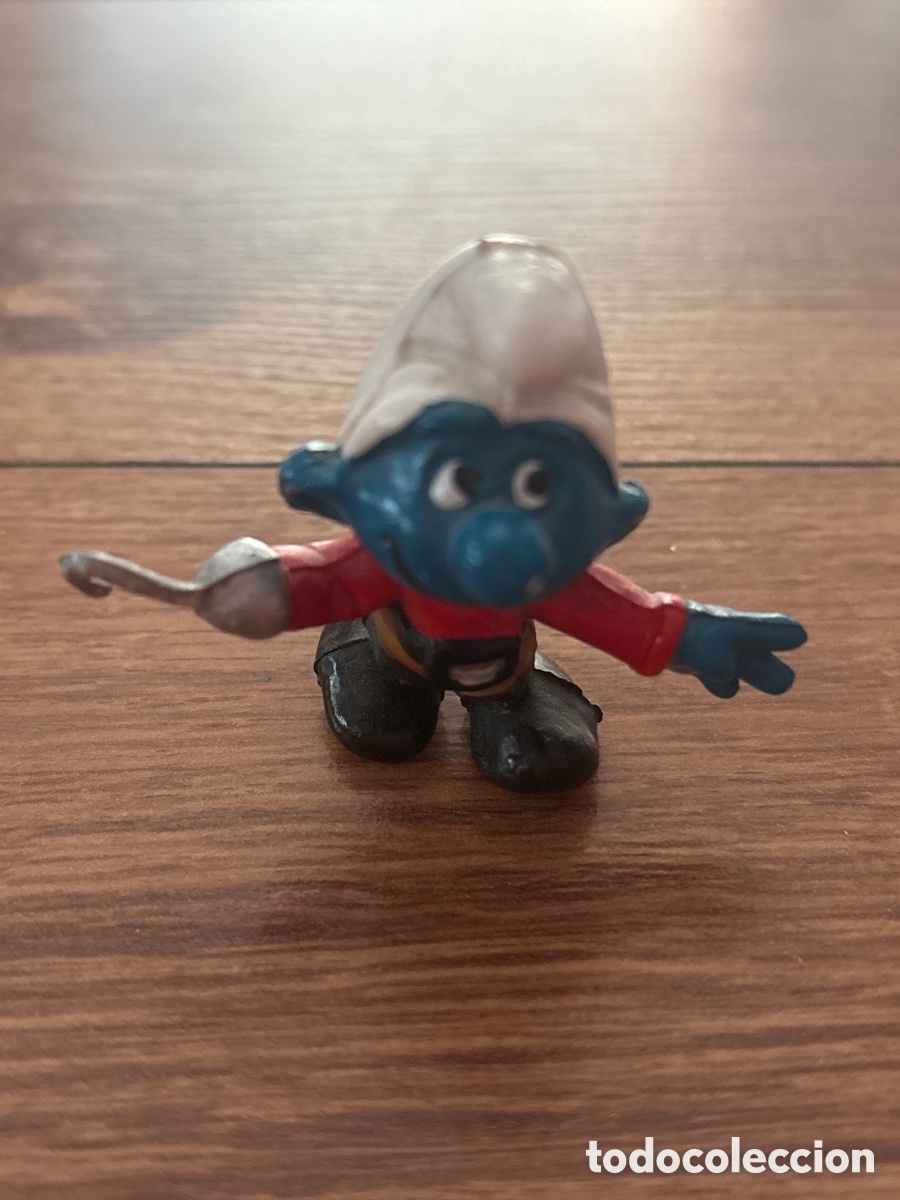 Gummi- und PVC-Figuren: Pitufo garfio figura PVC
