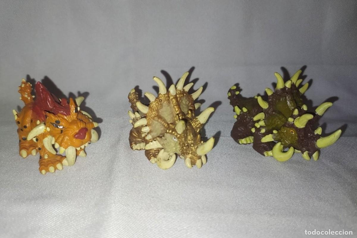 Figuras de goma y PVC: LOTE DE 3 FIGURAS PVC DINOSAURIOS DINOFROZ