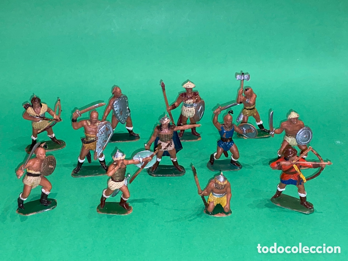 Figuras de goma y PVC: HUNOS y HORDAS GUERRERAS de JECSAN , plastico (tipo REAMSA, PECH)