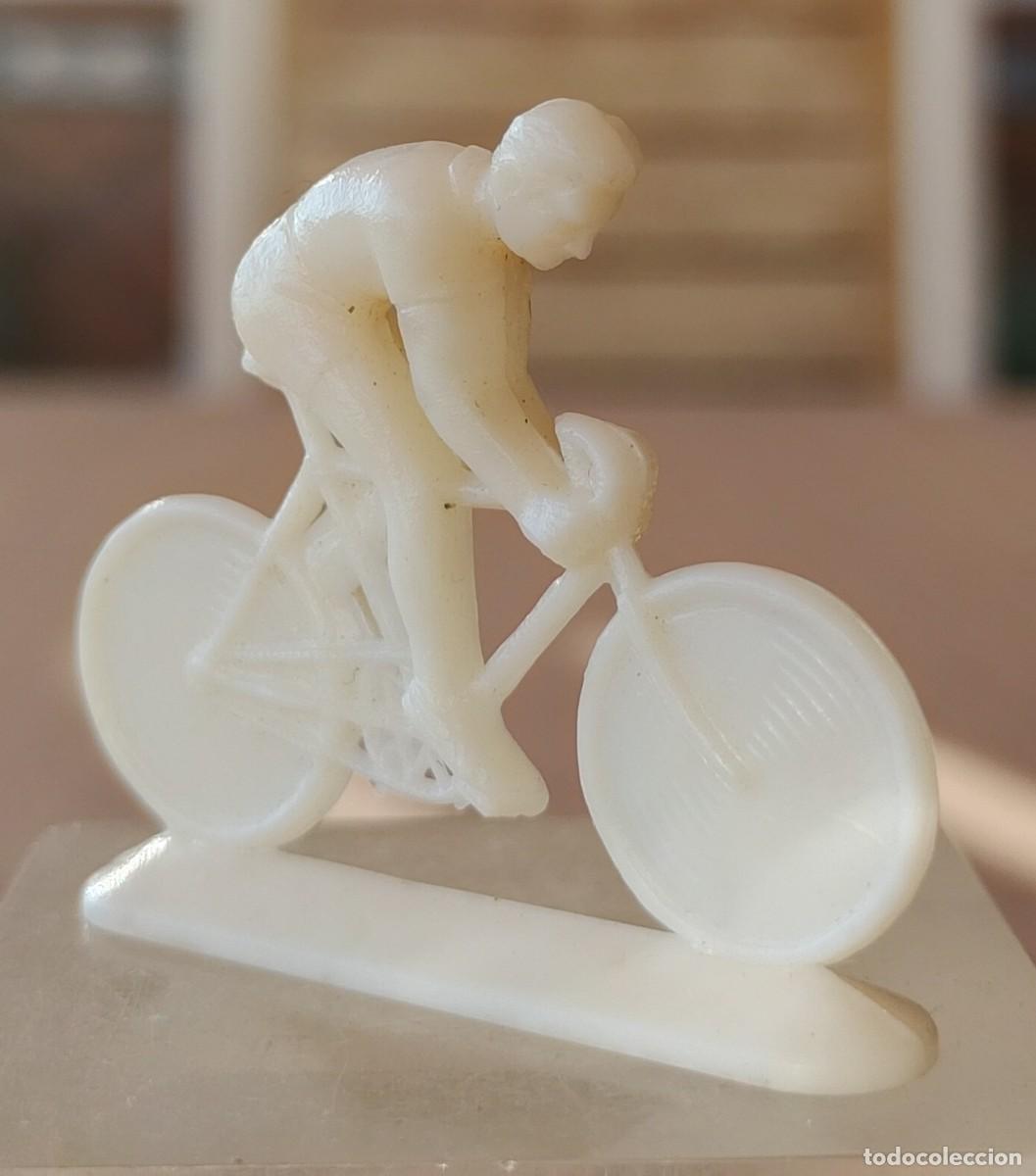Figuras de goma y PVC: Figura Celuloide Ciclista Promocional Fri-Homa Agelb Margarina Alemana