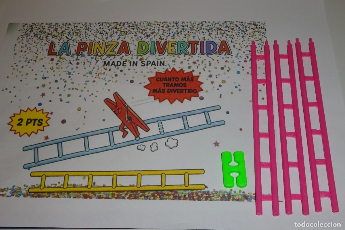 Figuras de goma y PVC: LOTE DE 3 TRAMOS DE ESCALERA DEL TIPO DUNKIN&rdquo;REPLICA&rdquo;CON PINZA DIVERTIDA INCLUIDA . MADE IN SPAIN B