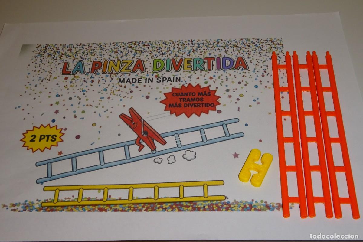 Figuras de goma y PVC: LOTE DE 3 TRAMOS DE ESCALERA DEL TIPO DUNKIN&rdquo;REPLICA&rdquo;CON PINZA DIVERTIDA INCLUIDA . MADE IN SPAIN G
