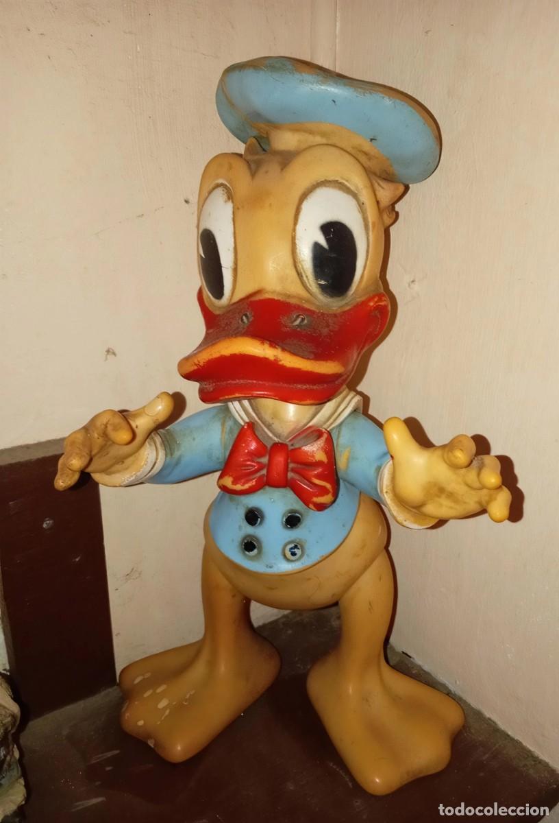 Figuras de goma y PVC: Pato Donald Antiguo Figura