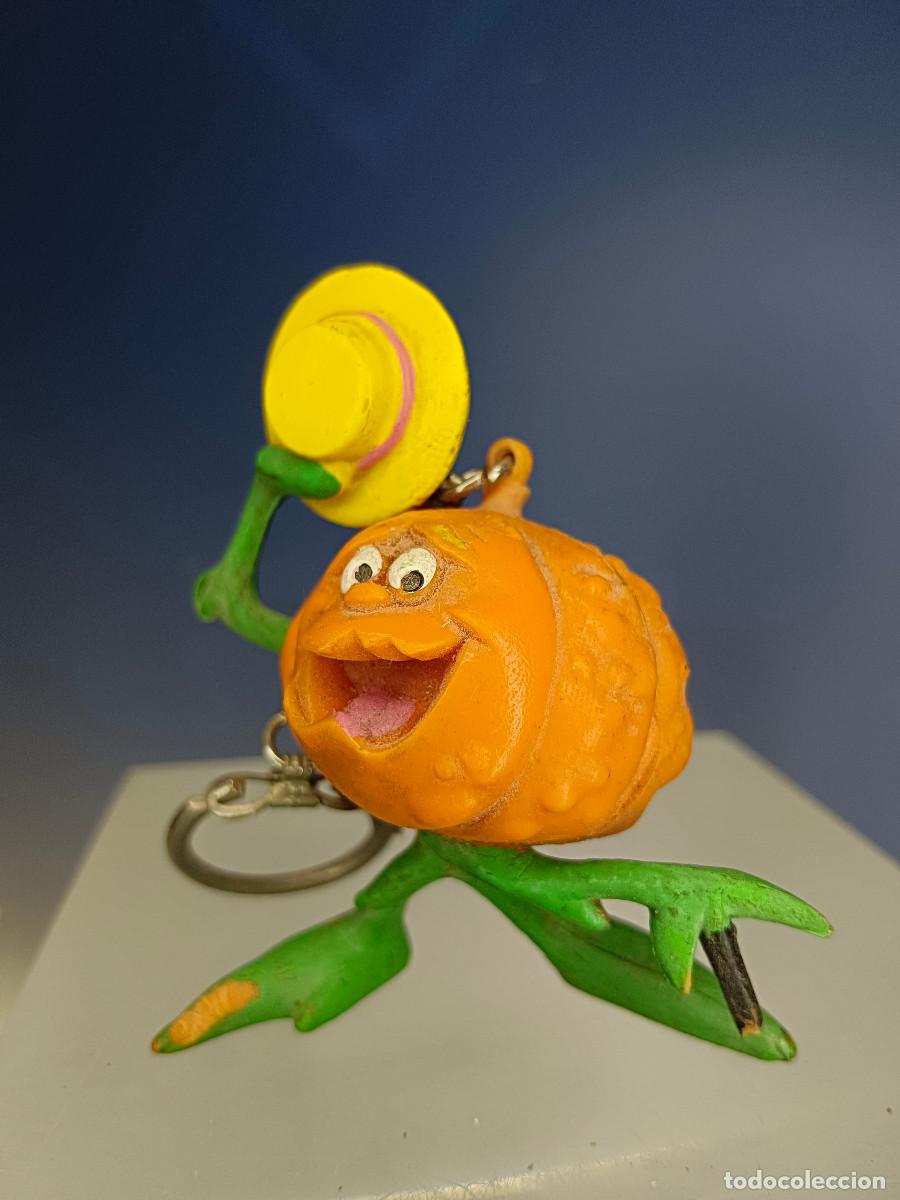 Figuras de goma y PVC: 02 llavero , figura CALABAZA RUPERTA, UN, DOS TRES RESPONDA OTRA VEZ ,TVE, 1991, MARCA YOLANDA