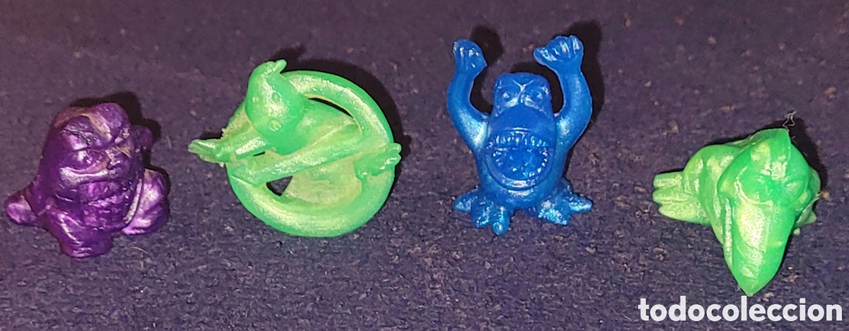 Figuras de goma y PVC: Bonito lote 4 figuras Dunkin serie Cazafantasmas Ghostbusters