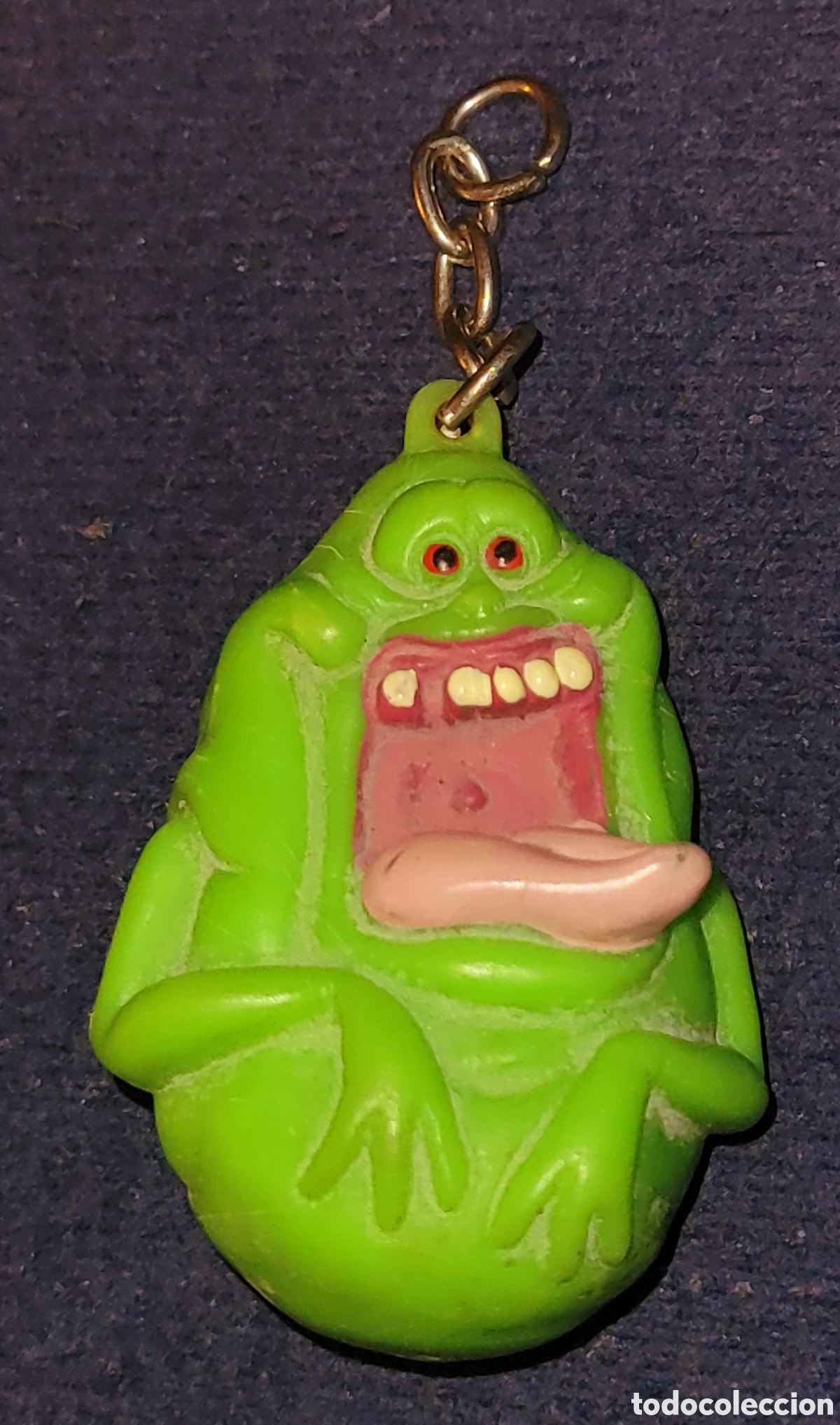 Figuras de goma y PVC: Bonita figura pvc goma Slimer Moquito serie Cazafantasmas Ghostbusters marca Miniland