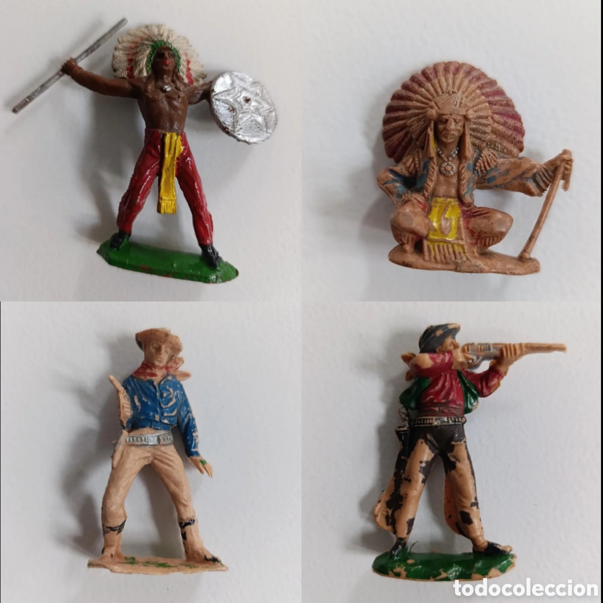 Figuras de goma y PVC: Figuras Reamsa, Jecsan. Oeste. Tipo Comansi