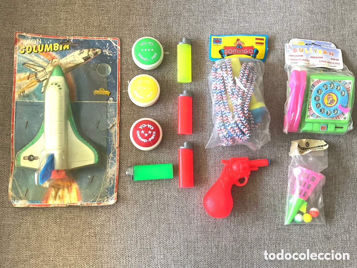 Figuras de goma y PVC: Lote de Antiguos Juguetes de Kiosko. A&ntilde;os 70/80. Made in Spain