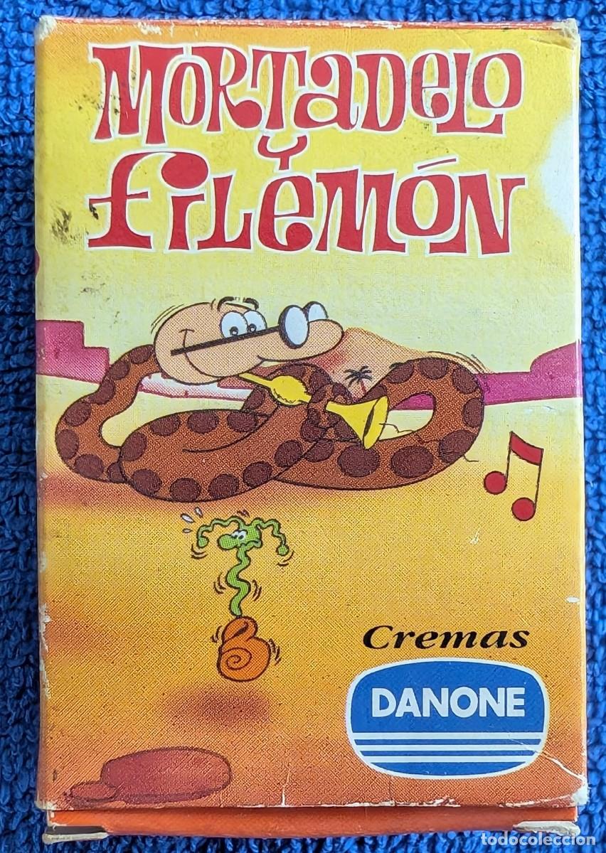 Figuras de goma y PVC: Mortadelo y Filem&oacute;n - Serpiente - DANONE &iexcl;Impecable