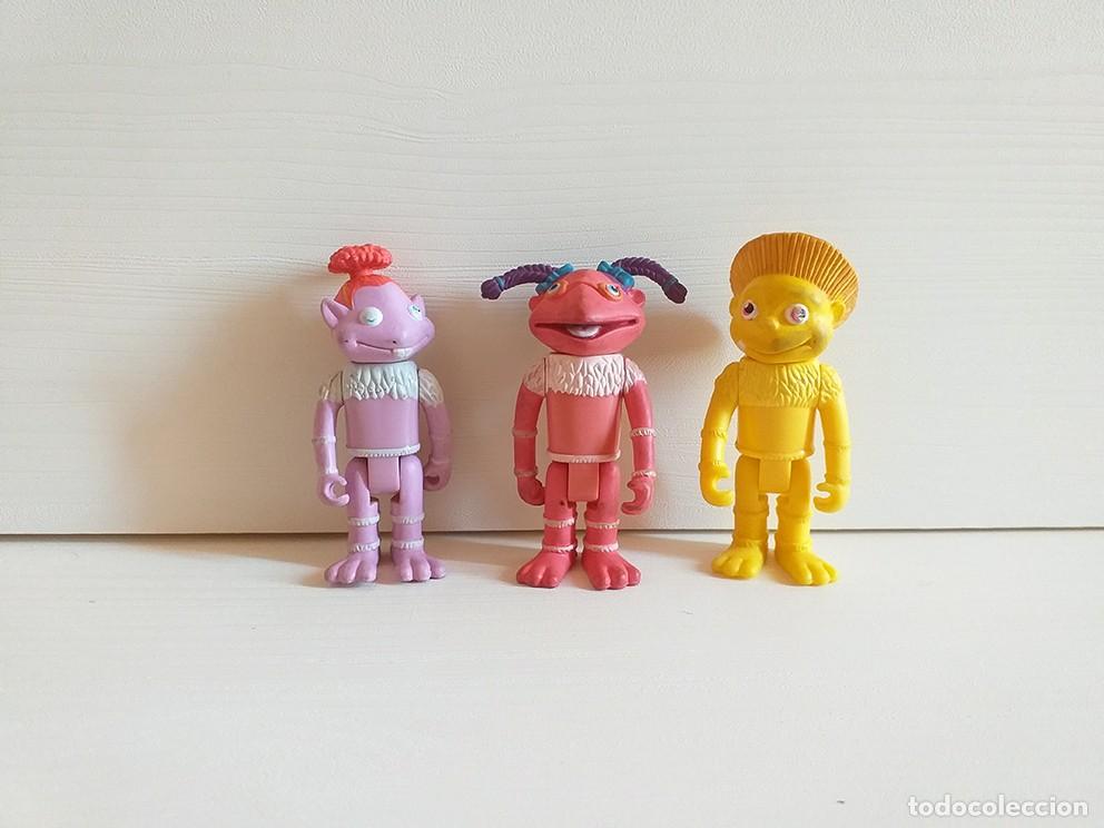 Figuras de goma y PVC: Lote de 3 mu&ntilde;ecos Lunnis