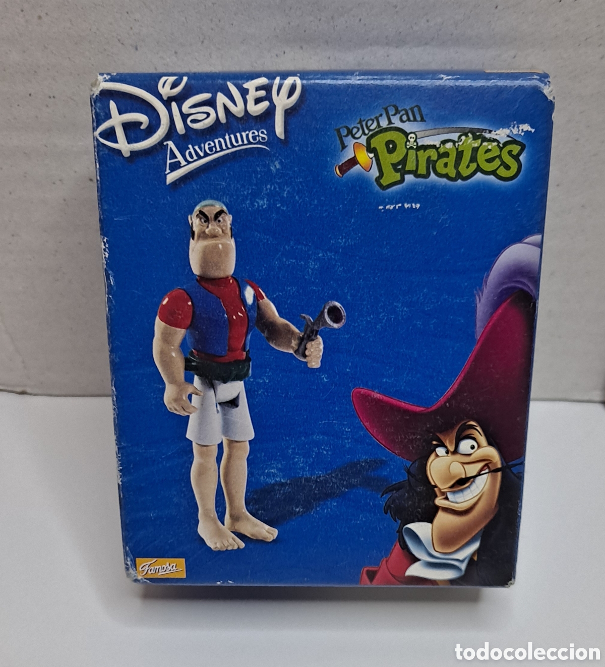 Figuras de goma y PVC: DISNEY H&Eacute;ROES PETER PAN. PIRATA. NUEVO EN CAJA. FAMOSA. 2002.