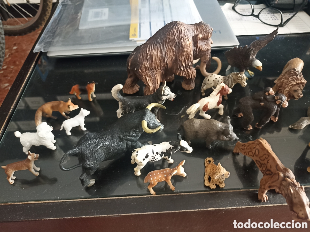 Figuras de goma y PVC: Schleich colecci&oacute;n lote animales