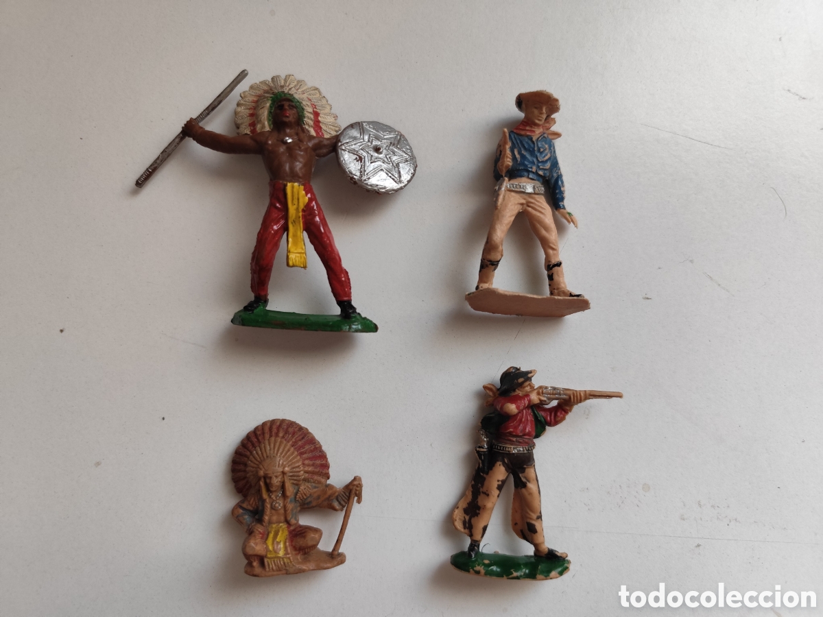 Gummi- und PVC-Figuren: Figuras Reamsa, Jecsan. Oeste. Tipo Comansi