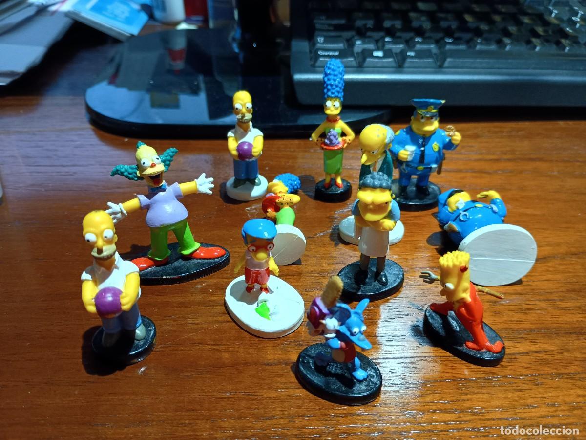 Figuras de goma y PVC: Lote de figuras de los Simpson - Foto 2