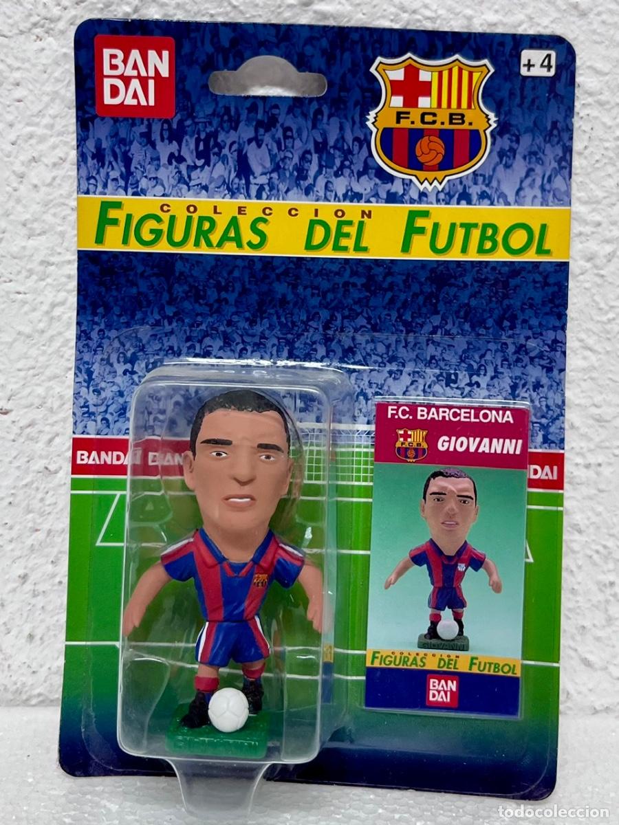 Figuras de goma y PVC: GIOVANNI F.C. BARCELONA COLECCI&Oacute;N FIGURAS DEL F&Uacute;TBOL. BANDAI. A&Ntilde;OS 90. &iexcl;&iexcl;NUEVO E IMPECABLE!!