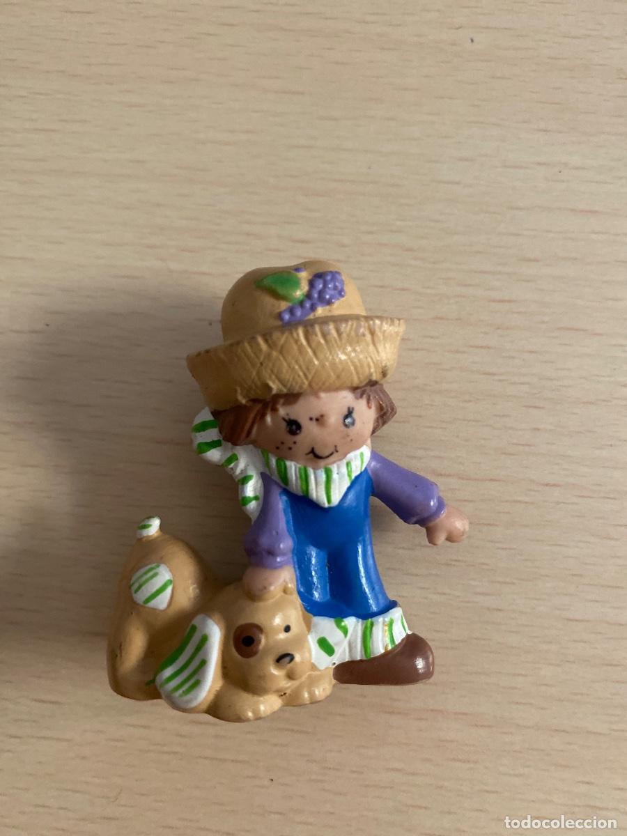 Figuras de goma y PVC: Figura pvc tarta de fresa a&ntilde;os 80