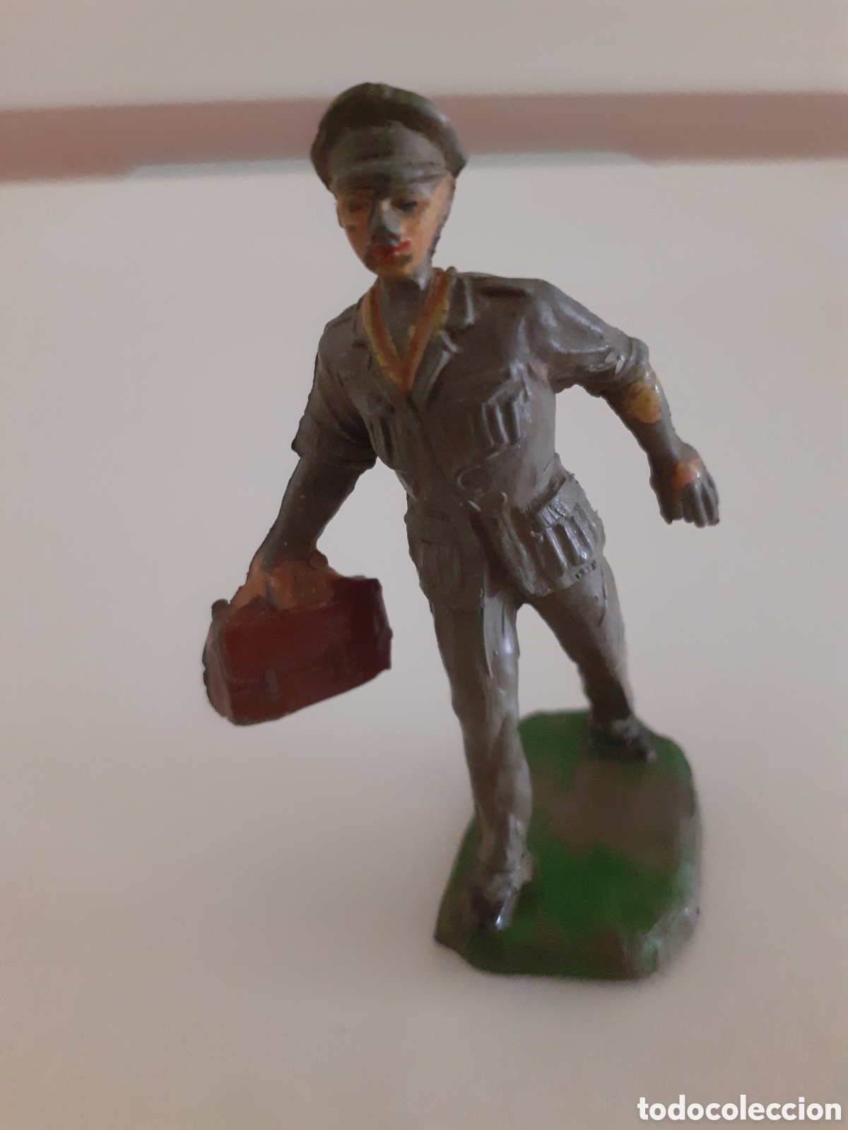 Figuras de goma y PVC: FIGURA OFICIAL INGLES RIO KWAI EN GOMA JECSAN,REAMSA,PECH