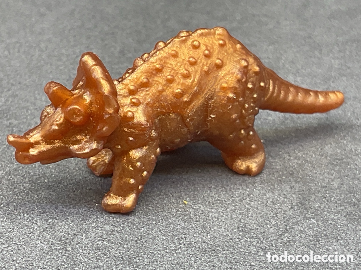 Figuras de goma y PVC: Antigua Figurita de la Serie Mini Dinosaurios. Promocionales de los Chicles Dunkin.