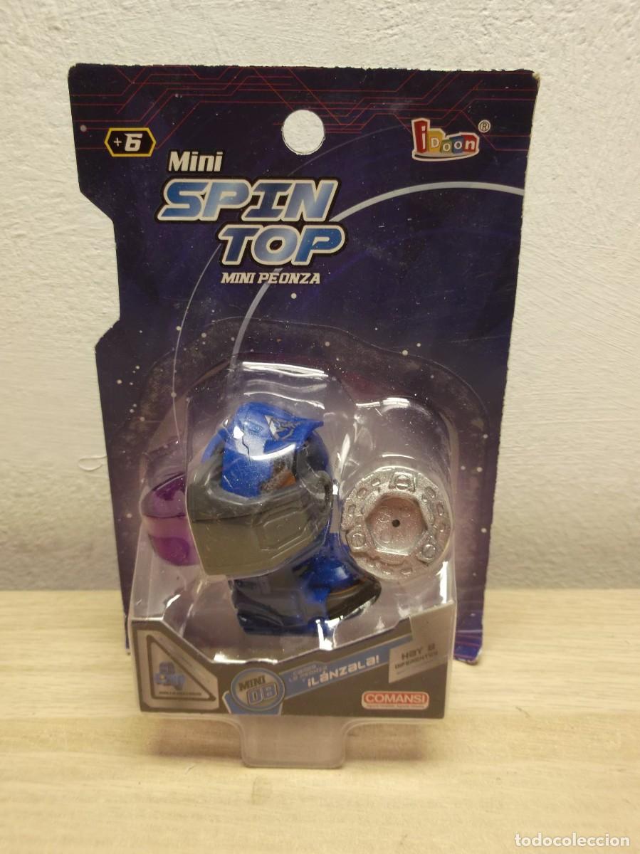 Figuras de goma y PVC: Mini spin TOP MINI PEONZA - Comansi COLORES VARIADOS - NUEVO
