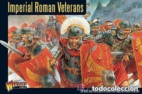 Figuras de goma y PVC: WARLORD GAMES 28MM - VETERANOS DE LA ROMA IMPERIAL -con 32 figuras