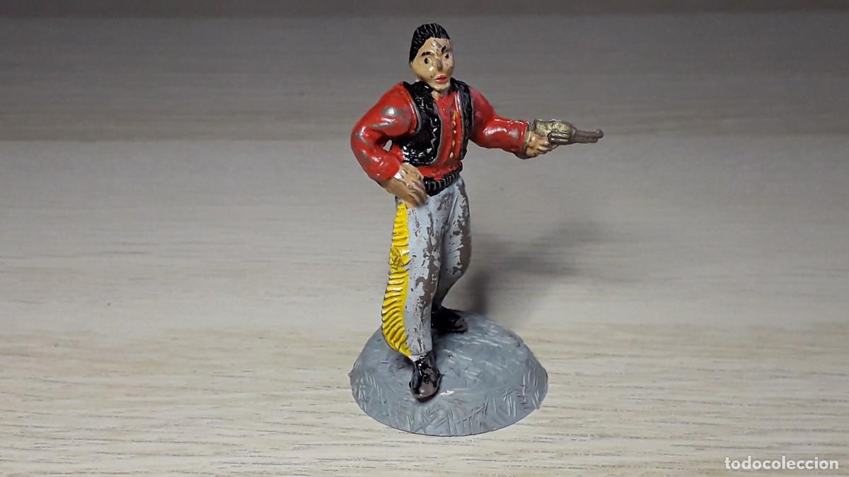 Figuras de goma y PVC: Cowboy Vaquero Oeste, goma, Alca Capell Barcelona Spain tipo Jecsan, original a&ntilde;os 50.