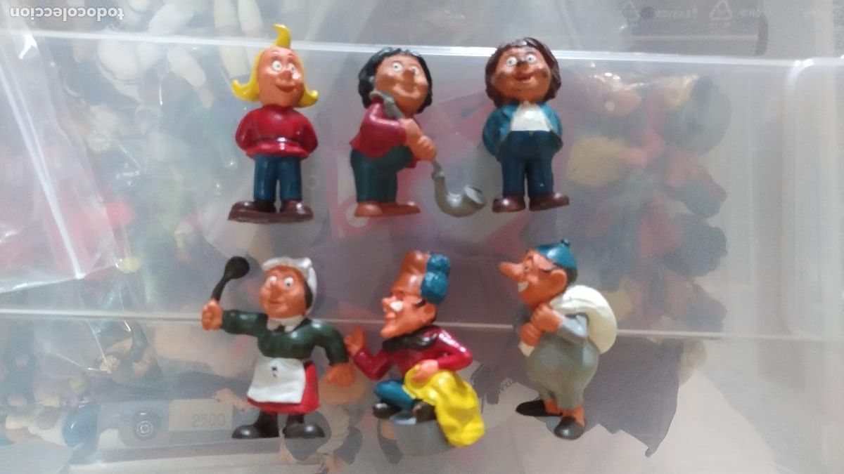 Rubber and PVC Figures: figuras PVC Heimo Max y Moritz 6 figuras diferentes a&ntilde;os 70-80
