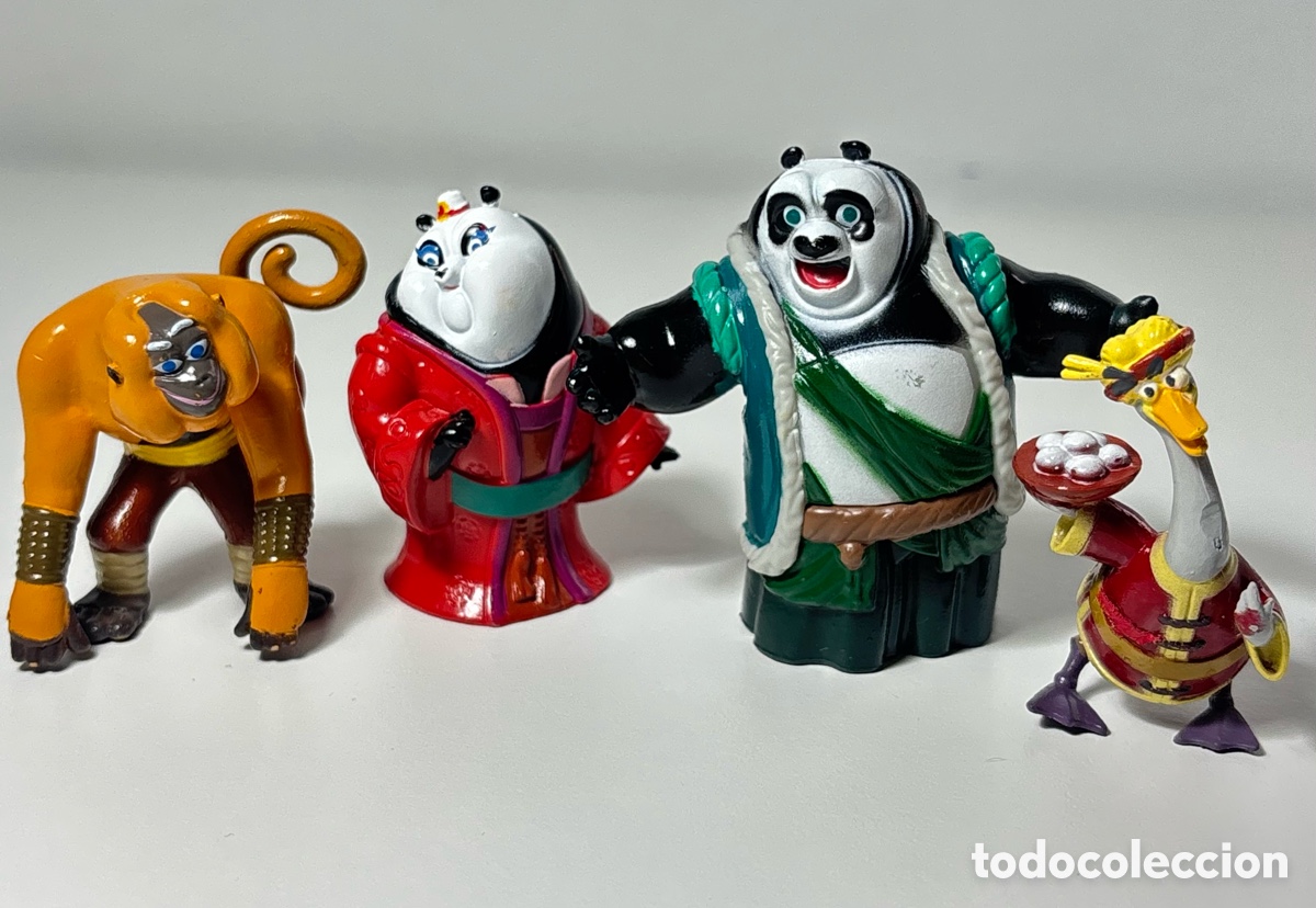 Figuras de goma y PVC: Libro Kun Fu Panda+ Figuras PVC - Foto 3