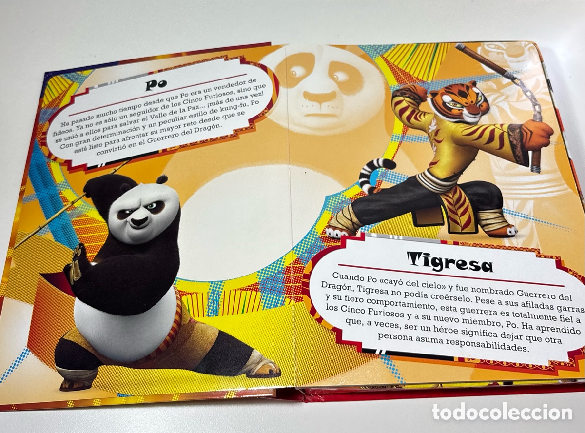 Figuras de goma y PVC: Libro Kun Fu Panda+ Figuras PVC - Foto 4