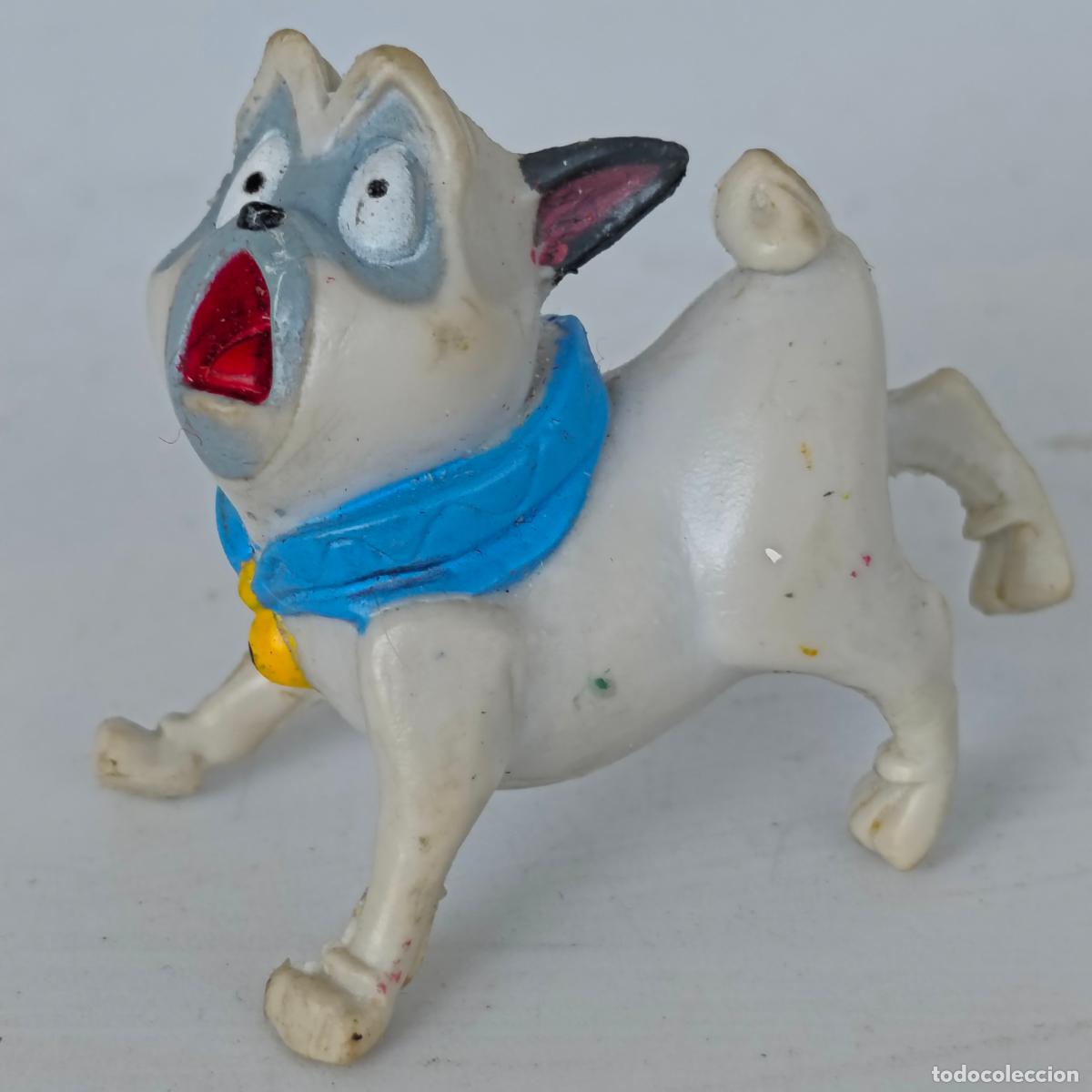 Figuras de goma y PVC: WALT DISNEY FIGURA DE PVC PERRO PERCY - DISNEY POCAHONTAS NESTL&Eacute;