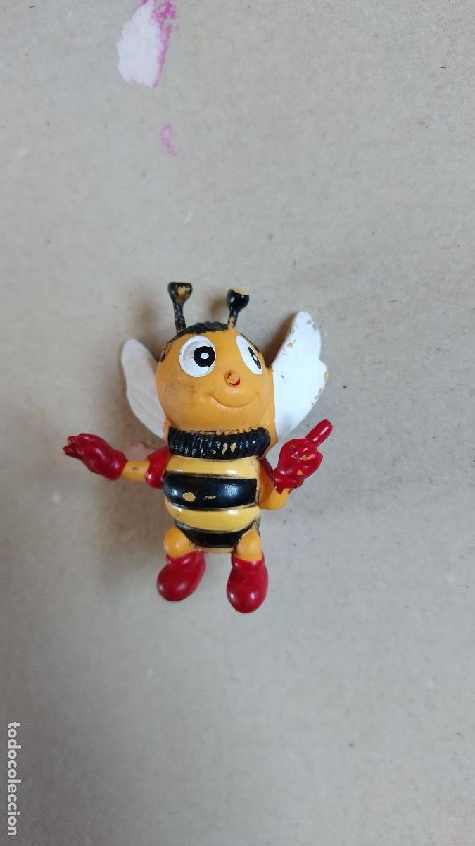Figuras de goma y PVC: FIGURA PVC - SUMSI ABEJA RAIFFEISENBANK MASCOTA PROMOCIONAL LLAVERO a&ntilde;os 80