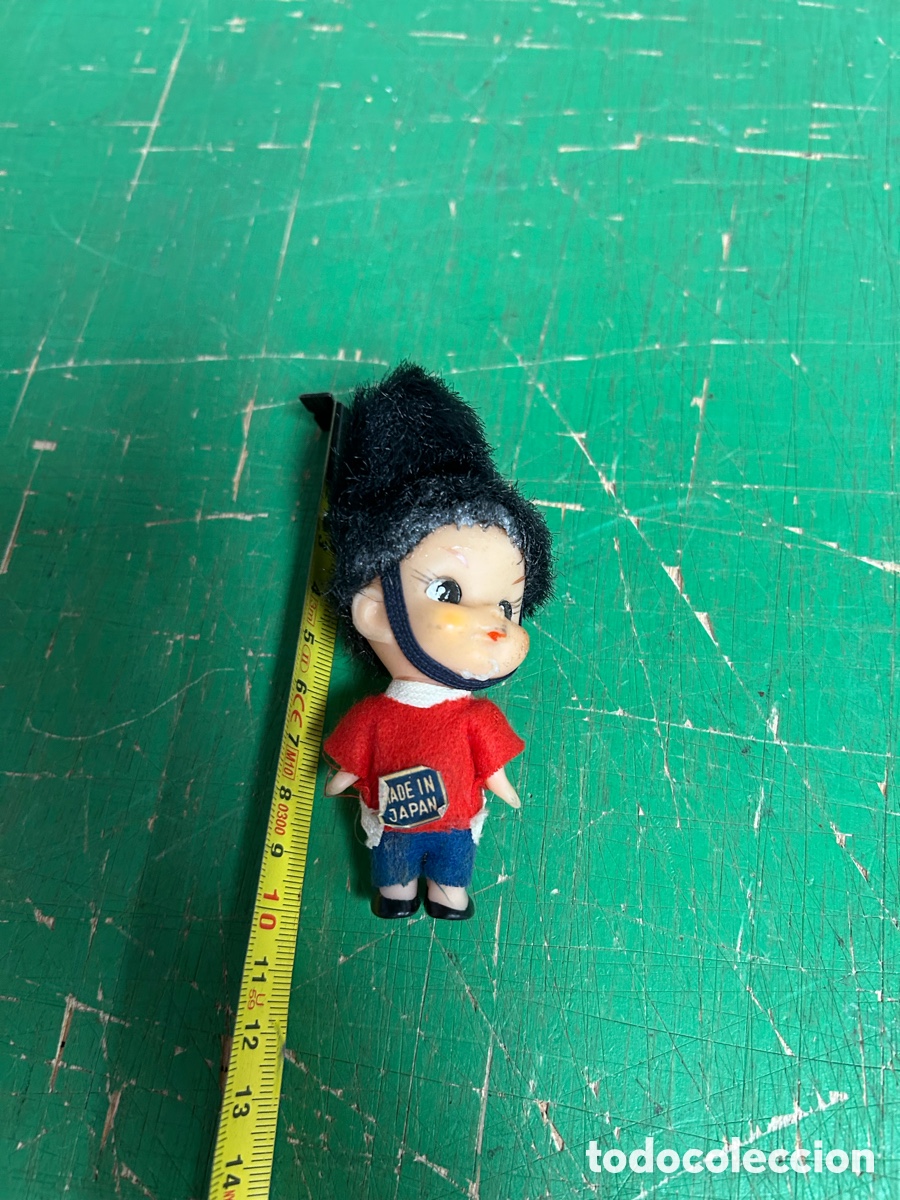 Figuras de goma y PVC: MU&Ntilde;ECO ANTIGUO PVC ,FABRICADO EN JAPAN ALTURA 9 CMTS