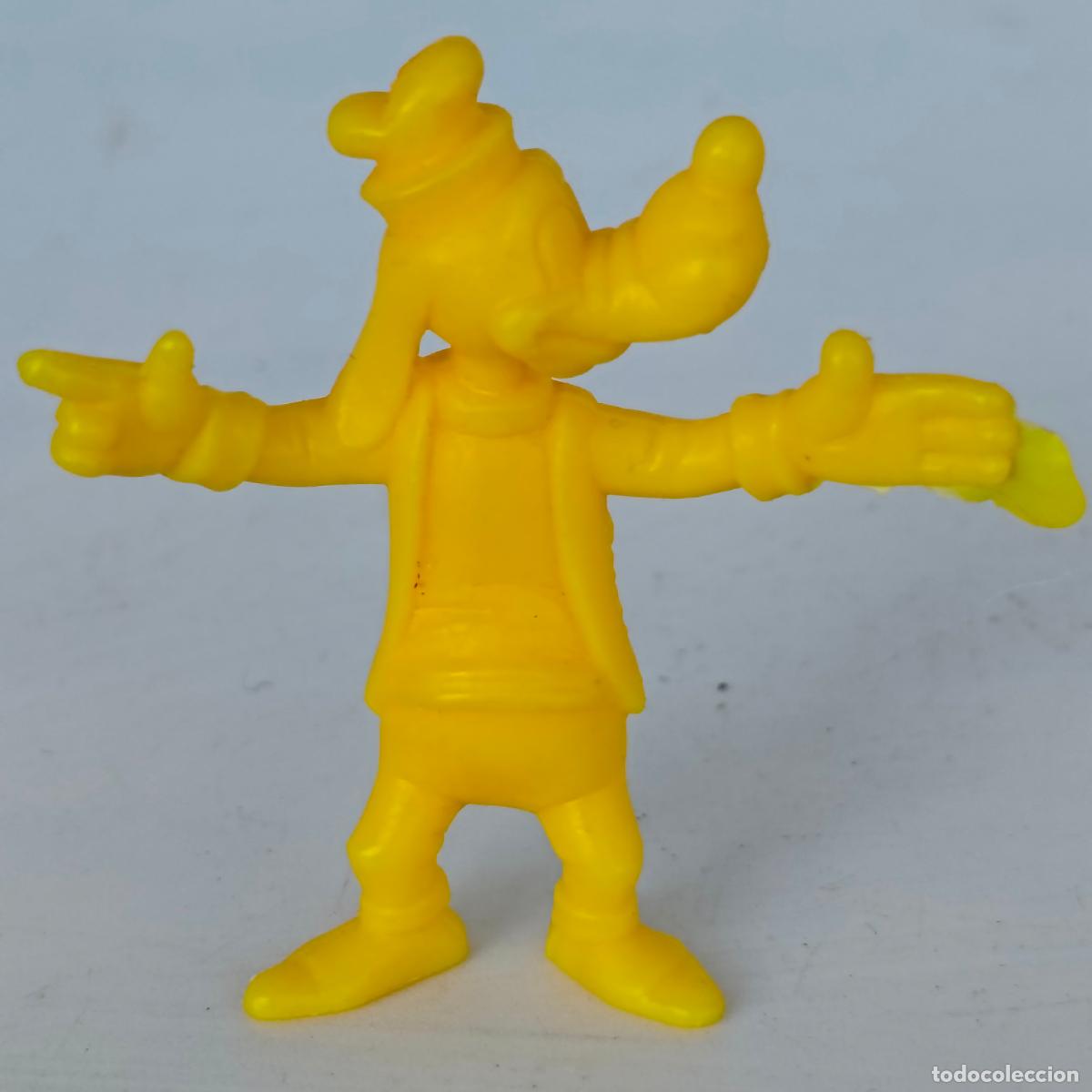 Figuras de goma y PVC: figura goofy gofy dunkin monocromatico figurita mu&ntilde;eco miniatura disney antigua